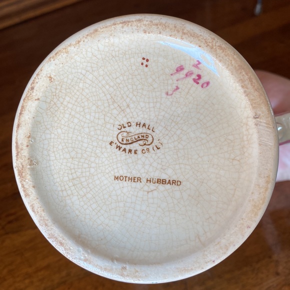 Old Hall E’ware, “Mother Hubbard” Pitcher - Picture 7 of 17